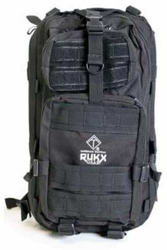 RUKX Gear Tactical 1 Day 600D Polyester 18" X 11" Black