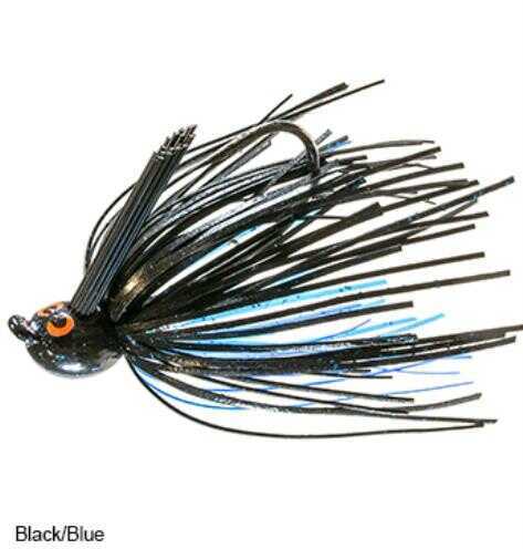 Z-Man CrossEyeZ™ Power Finesse Jig, 1/4 Ounce, Black/Blue, 1-Pack Md: CEPF14-01