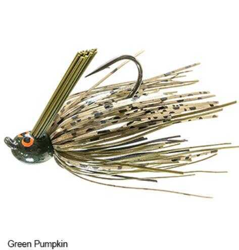 Z-Man CrossEyeZ™ Power Finesse Jig, 1/4 Ounce, Green Pumpkin, 1-Pack Md: CEPF14-02