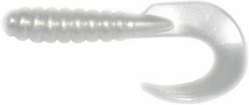 BB 2" CURL TAIL GRUB PEARL 100 PK