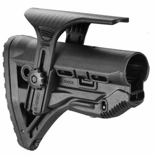 Mako Group Recoil-reducing M4/AR-15 Stock and adjustable cheekpiece - Black