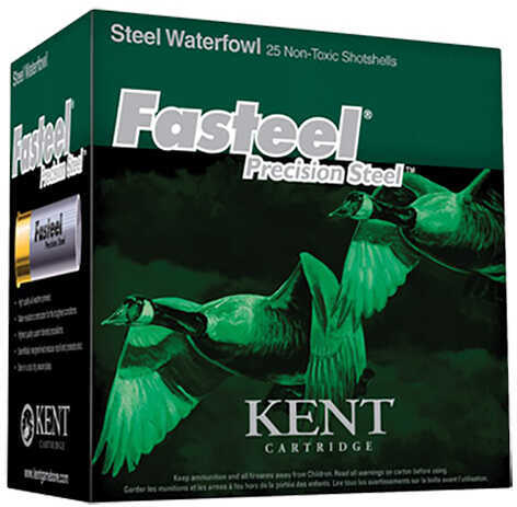 12 Gauge 3" Steel #4  1-1/8 oz 25 Rounds Kent Cartridges Shotgun Ammunition