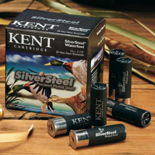 12 Gauge 3" Steel #2  1-1/4 oz 25 Rounds Kent Cartridges Shotgun Ammunition