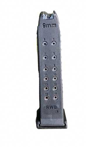 RWB for Glock 19 9MM 15RD MAGAZINE