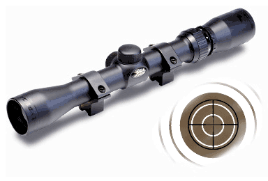 Bsa Classic Rimfire Rifle Scope 3-9X32 With Rings