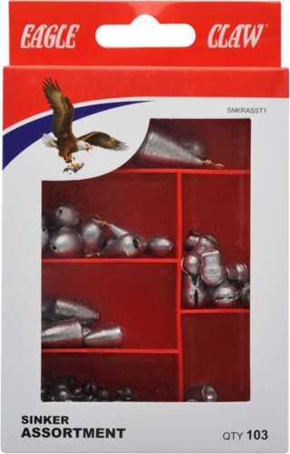 Eagle Claw Sinker Assortment 103Pc