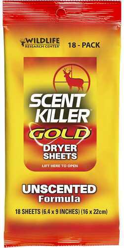 WR SCENT KILLR GLD DRYER SHEETS 18P