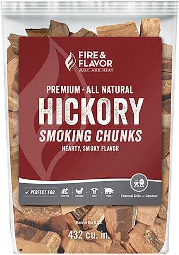 Fire and Flavor Wood Chunks Hickory 4 lbs. Model: FFW202