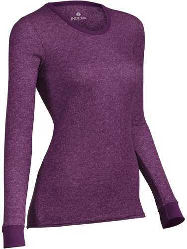 Indera Women's Performance Rib Knit Thermal Top Print Small Model: 4500LS-PR-SM