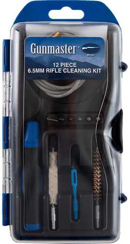 DAC Gunmaster Rifle Cleaning Kit 12 Pieces 243/260/6mm/6.5mm Includes Pull Through Rod and 6 Driver Set GM65LR