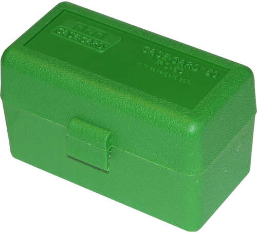 MTM Case-Gard Rs5010 Ammo Box For 204 Ruger/.223 Rem Green 50Rd