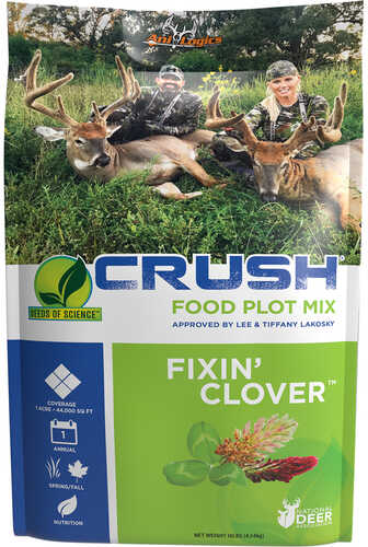 AniLogics CRUSH Fixin Clover Food Plot Seed 10 lbs.