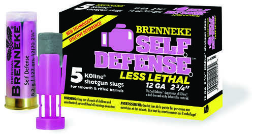 Brenneke Self Defense Less Lethal Sabot Lead-Free 12 ga. 2 3/4 in. 1/3 oz. 5 rd. Model: SL-122SDLL