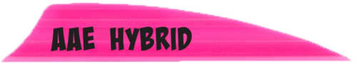 AAE Hybrid 2.0 Shield Cut Vanes Hot Pink 50 pk. Model: HY20HP50