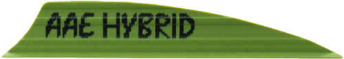 AAE Hybrid 2.0 Shield Cut Vanes OD Green 50 pk. Model: HY20ODG50