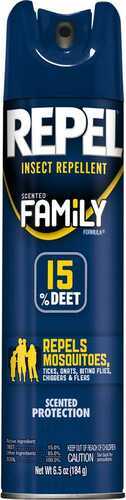 Repel Family Aerosol 15% DEET 6.5Oz