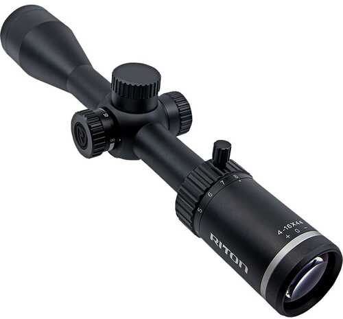 Riton X1 Primal Rifle Scope 4-16x44mm Black RUT Reticle Model: 1P416AS