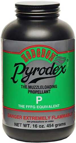 Hodgdon Pyrodex Pistol Muzzleloader Powder 1 lb. HAZMAT Model: P