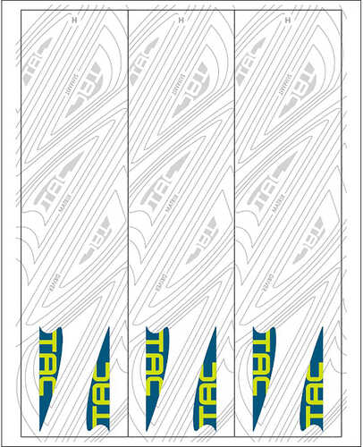 TAC Vanes Arrow Specific Wraps White Size H 5.5 13 pk.