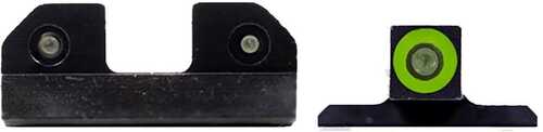 XS Sights RAM Night Green Front Dot Fits P320 P365 P225 P226 P229 Springfield XD XDm & XDs FN 509 Steel/Blued