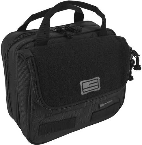 Evolution Outdoor Tactical 1680 Series Double Pistol Case Black Color Denier Polyester 51283-EV