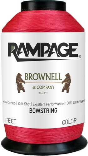 Brownell Rampage Bowstring Material Red 1/8 lb. Model: FA-TDRD-RAM-18