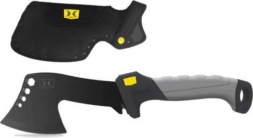 Hawk Hatchet 2.50" Axe Black Tin 420 SS Blade Black/Gray Over Molded TPR Handle 9.46" Long