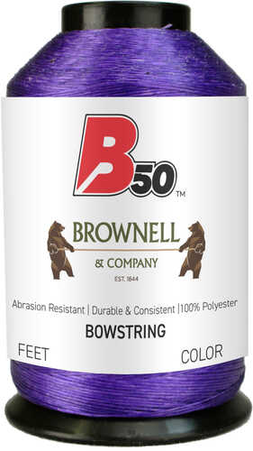 Brownell B50 Bowstring Material Purple 1/4 Lb. Model: Fa-tdpu-b50-14
