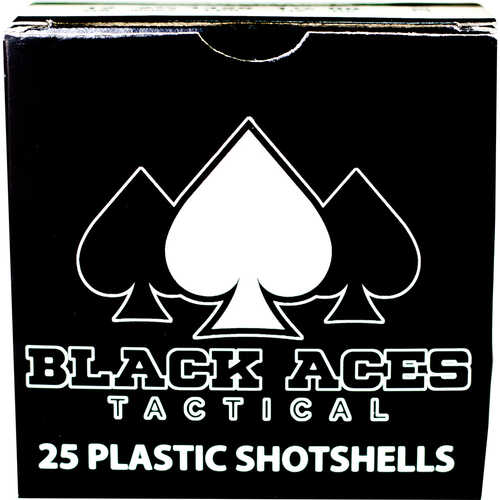 Black Ace Tactical Buck Shot 12 ga. 2 3/4 in. 00 1/5 oz. 25 rd. Model: BAT-00-1425