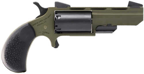 NAA Green Huntsman Revolver 22 LR 2 in. OD Green Black Grip 5 rd. Model: NAA-TGH-MB