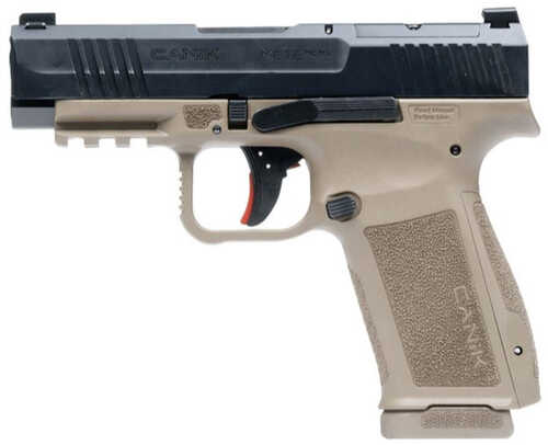 Canik Mete MC9 LS Pistol  9mm 3.63 in . Black Slide / FDE Frame 17 Rd.  Model: HG7883BD-N