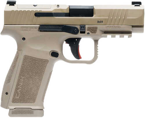 Canik Mete MC9 LS Pistol  9mm 3.63 in . FDE 17 Rd.  Model: HG7883D-N