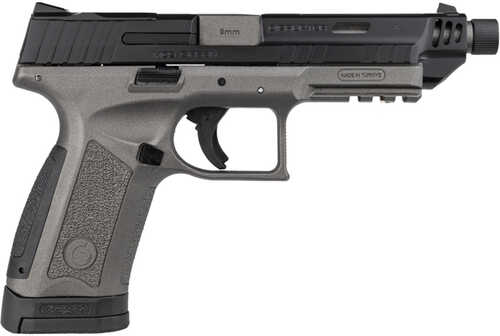 EAA Girsan Disruptor X Pistol 9mm 4.6 in Tungsten/Black Optics Ready 17 rd Model: 390370