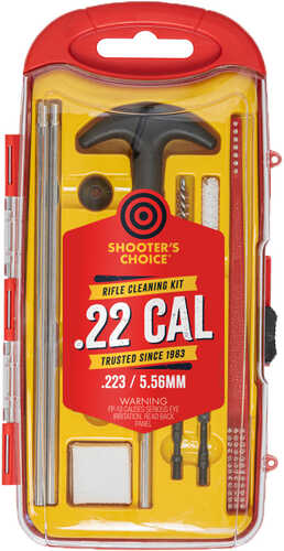 Shooters Choice Rifle Gun Rod Cleaning Kit Aluminum .22 cal. Model: SHF-SRK-22