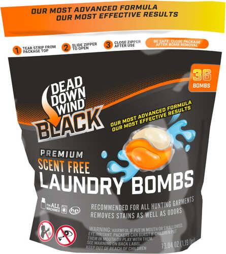 Dead Down Wind BLACK Premium Laundry Bombs 36 pk. Model: 118418