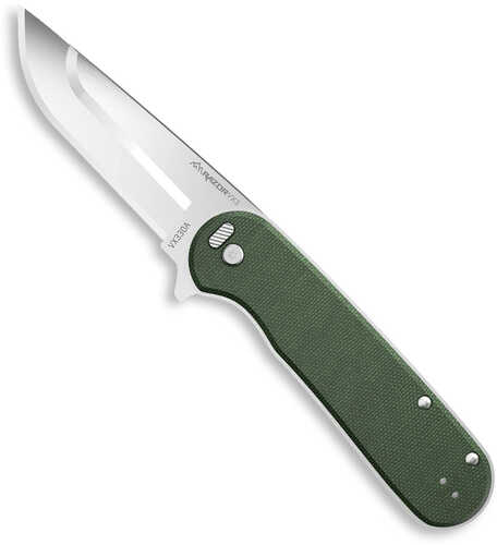 Outdoor Edge Razor VX3 EDC Knife Micarta Green 3 in. Model: VX330B-C