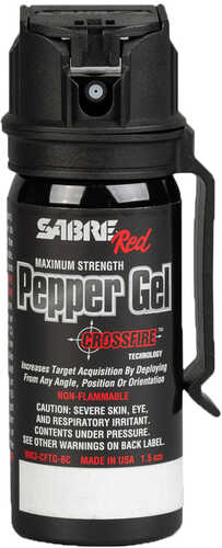 Sabre Red Crossfire Pepper Gel Belt Clip 1.5 oz. Model: MK3-CFTG-BC