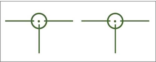 Gunstar Tactical 3D 1 Reticle Green