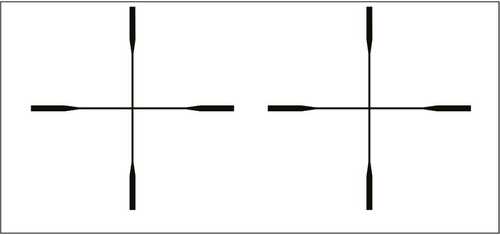 Gunstar Rifle Crosshair Black