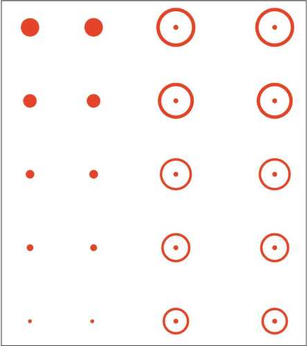 Gunstar Pro Series Precision Reticle Set Orange