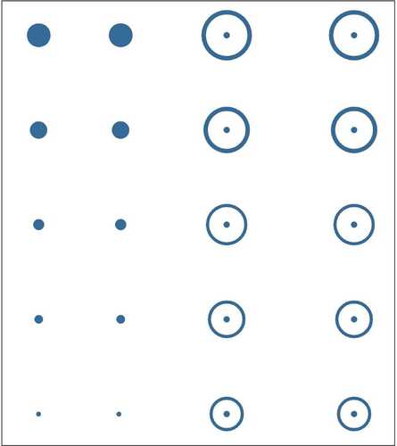 Gunstar Pro Series Precision Reticle Set Blue