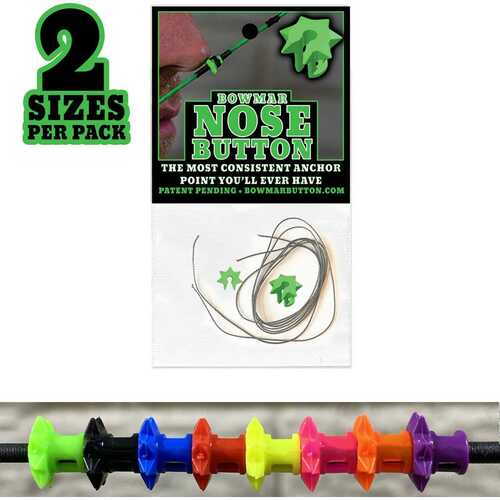 Bowmar Nose Button Green 2 pc. Small/Large