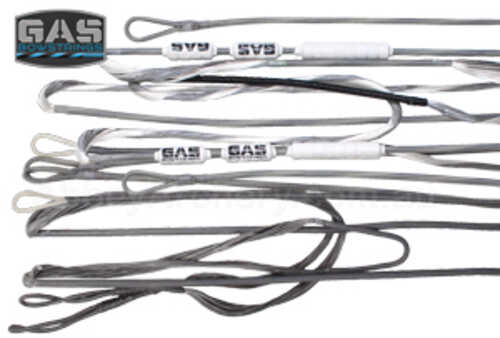 GAS Ghost XV String and Cable Set White w/ Black Serving Mathews Halon X Comp
