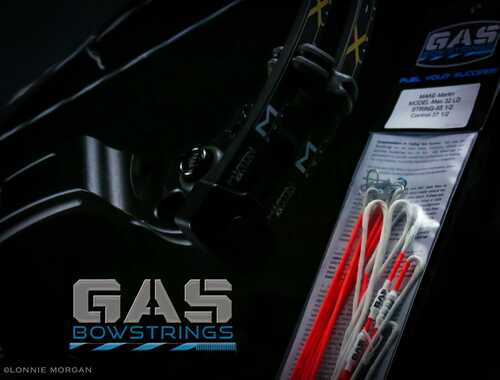 Gas Ghost Xv String And Cable Set White W/ Black Serving Hoyt Invicta 37 Svx #3 Model: Gxvinv37svx3