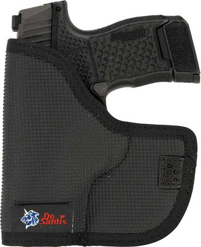 Desantis Gunhide N38BJG3Z0 Nemesis Pocket Kel-Tec P-3AT; Ruger LCP 380 Rubberized Fabric Black