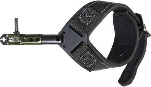 SCOTT RELEASE SHARK II BUCKLE STRAP BLACK/GREEN Model: 1003BS-GR