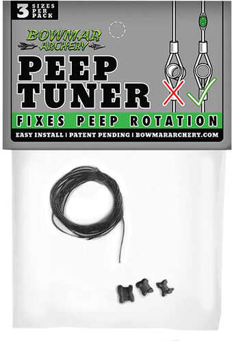 Bowmar Peep Tuner Black