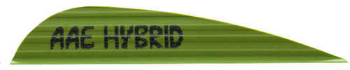 AA&E Leathercraft Hybrid 26 Vanes OD Green 2.7 in. 100 pk.