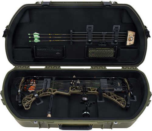 SKB Mathews iSeries Shaped Bow Case OD Green Model: 3i-4318-MPL-M