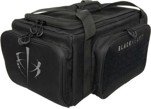 BlackHeart Impulse Range Bag with Ammo Carrier & Pistol Sleeve Black Model: